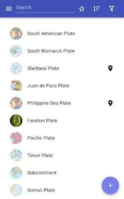 Lithospheric plates android App screenshot 9