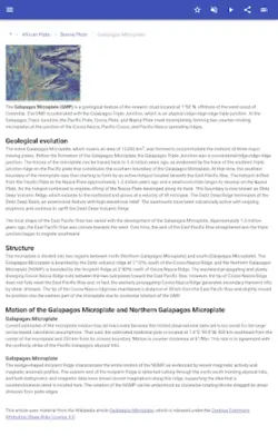 Lithospheric plates android App screenshot 1